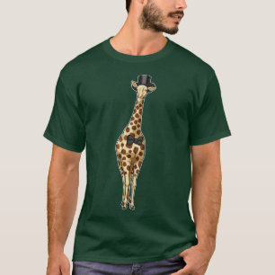 Giraffe Groom Ribbon Bröllop T Shirt