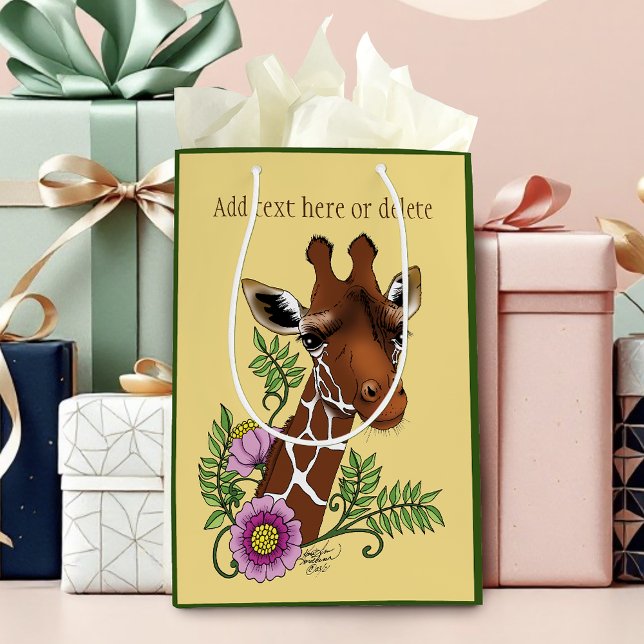 Giraffe Gult Porträtt Flowers (Skapare uppladdad)