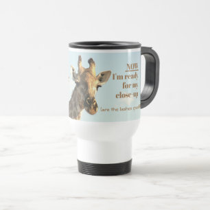 Giraffe/"HADE MIN KOFFEE/REDO FÖR MIN NÄRA!" Resemugg