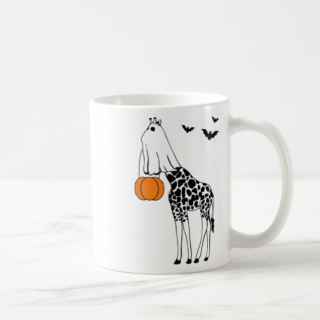 Giraffe Halloween Funny Halloween Outfit Costumes Kaffemugg (Höger)