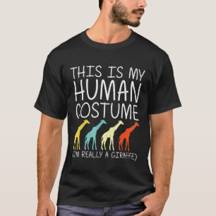 Giraffe Halloween Human Costume Ruminant Okapi Eas T Shirt