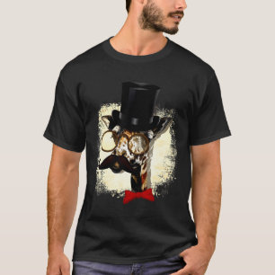 Giraffe Hat och Big Mustache T Shirt
