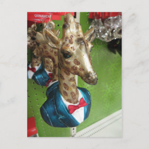 Giraffe Head Vykort
