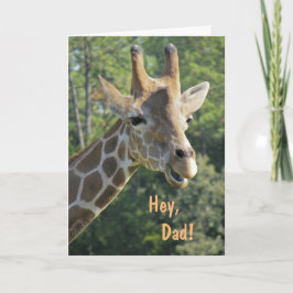 Giraffe Hej Pappa Kort