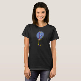 GIRAFFE & HONEYBEE TEA av Jeff Willis T Shirt