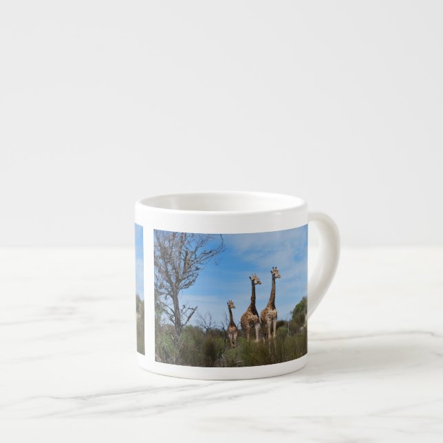 Giraffe Horizon Kakelplatta Espressomugg (Framsida höger)
