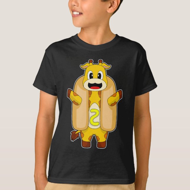 Giraffe Hotog T Shirt (Framsida)