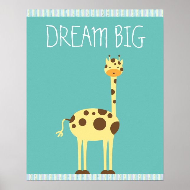 Giraffe ı Kids-rummet Poster (Framsidan)