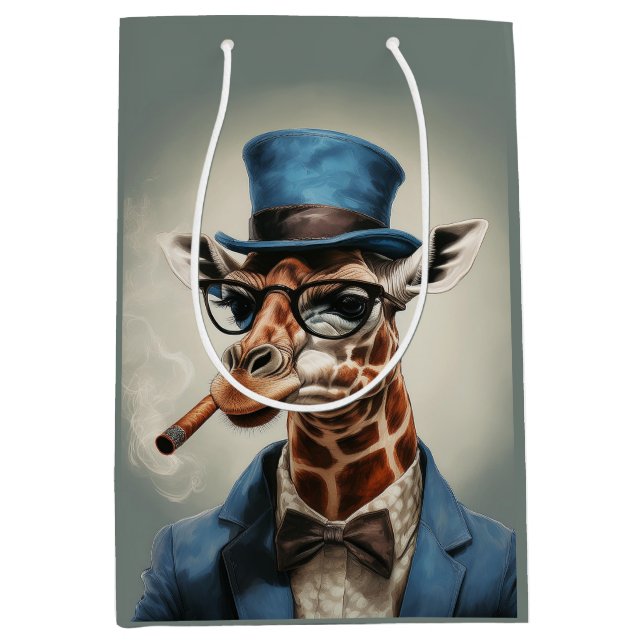 Giraffe i top hat och jacka (Framsidan)
