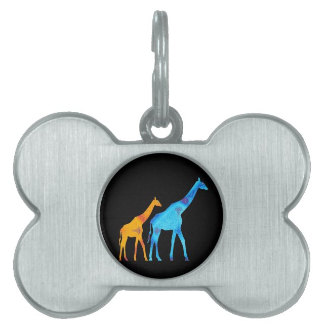 Giraffe ID-bricka Husdjur (Framsidan)