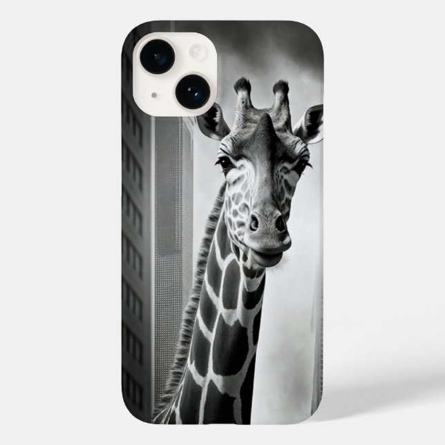 Giraffe in a Cityscape (Baksida)