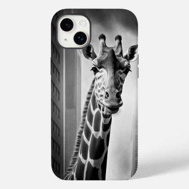 Giraffe in a Cityscape (Baksida)