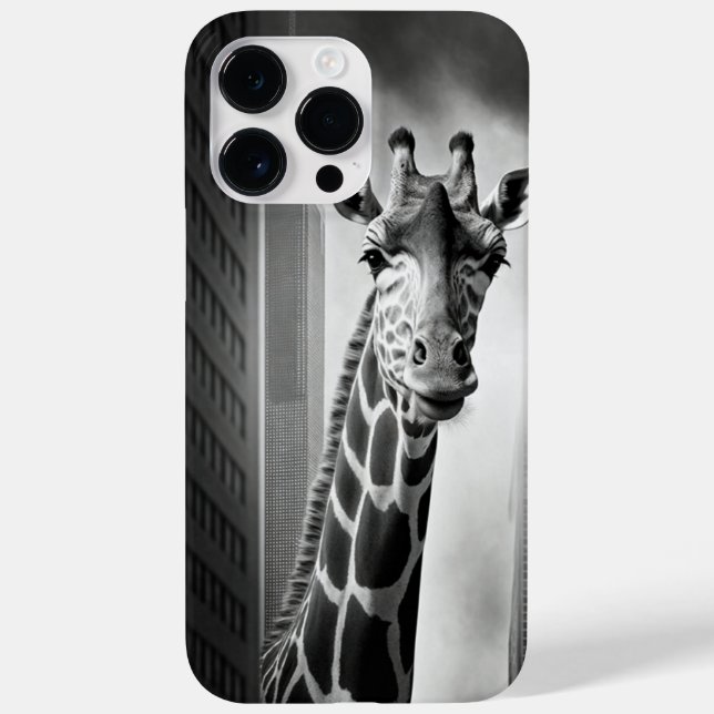 Giraffe in a Cityscape (Baksida)
