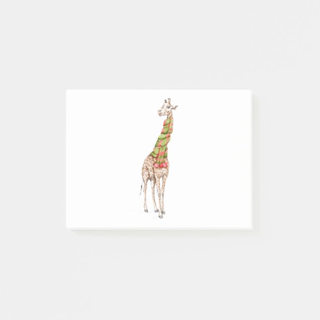 Giraffe in a Scarf Post-it Block (Framsida)