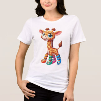 Giraffe in AFOs T Shirt