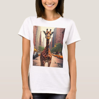 Giraffe in NYC T Shirt