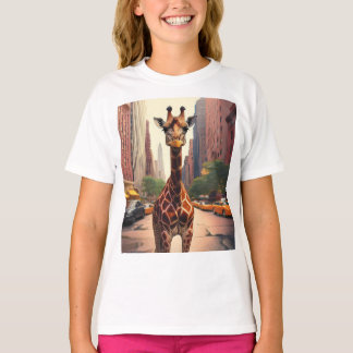 Giraffe in NYC T Shirt