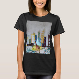Giraffe in Serengeti - Conreta Jungle T Shirt