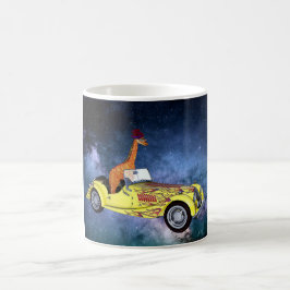 Giraffe in Space Kaffemugg