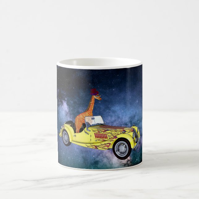Giraffe in Space Kaffemugg (Center)