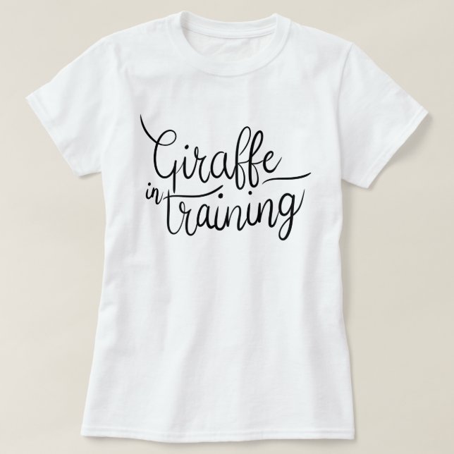 Giraffe in Training T-shirt (Design framsida)