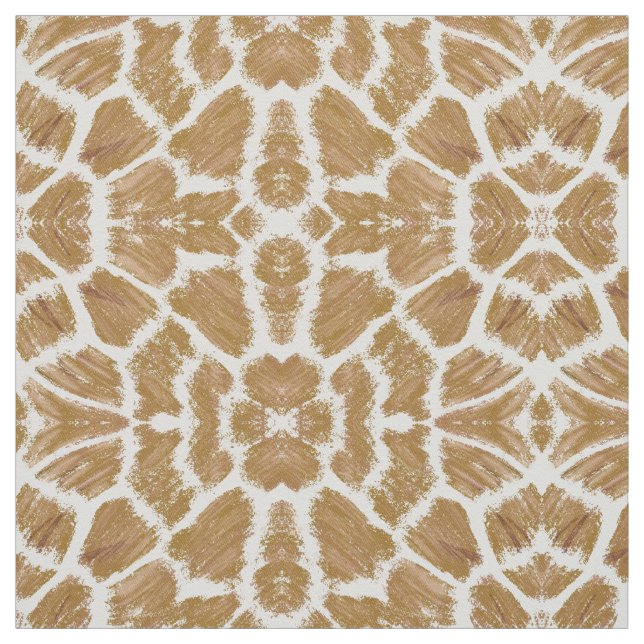 Giraffe Inspired Cotton Fabric Tyg (Provkarta)