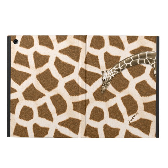 Giraffe iPad Air Case med stativ iPad Air Fodral (Utsidan)