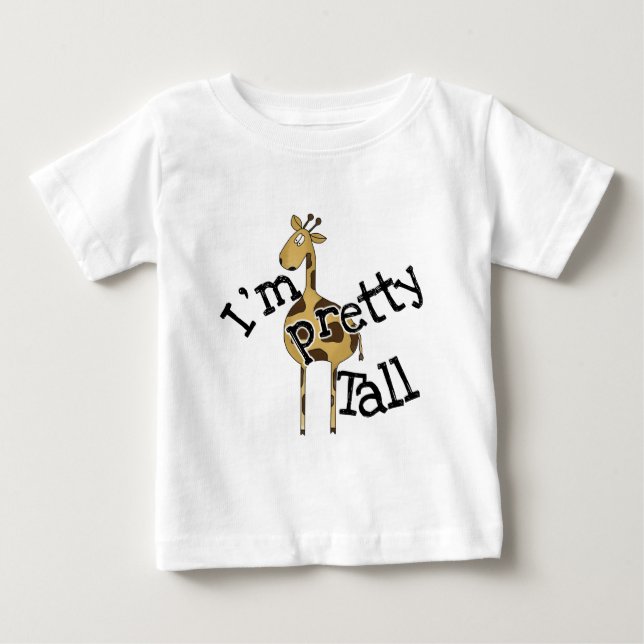 Giraffe jag är Söt T-shirts och gåvor (Framsida)