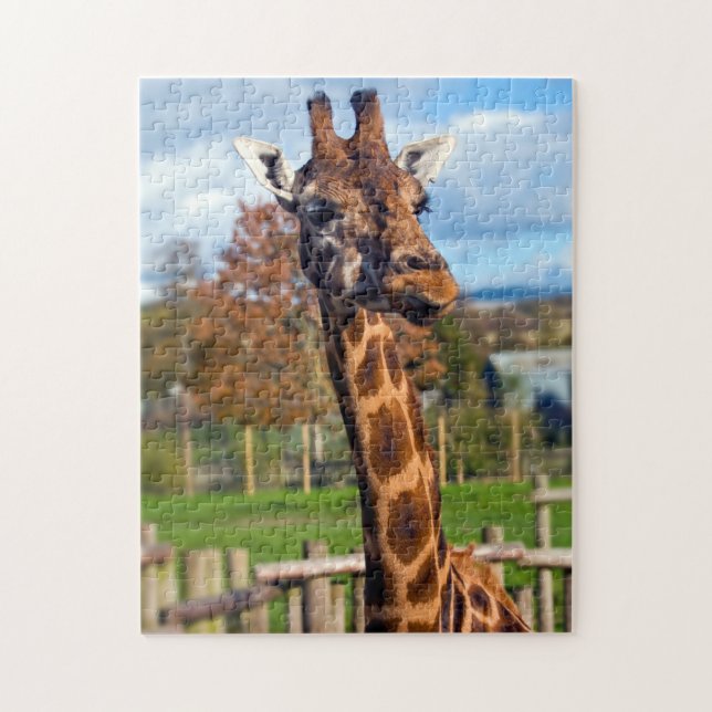 Giraffe Jigszawa puzzle Pussel (Vertikal)