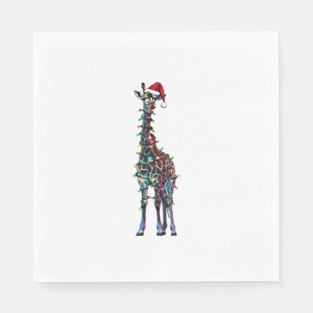 Giraffe jul_1 pappersservett (Framsidan)