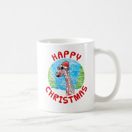 Giraffe jul Animal Wildlife Nature Kids Kaffemugg