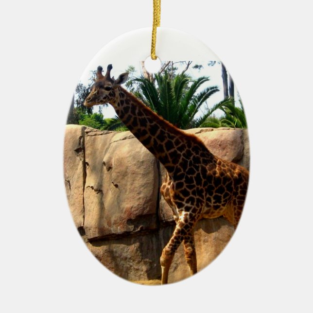 Giraffe Julgransprydnad Keramik (Framsidan)