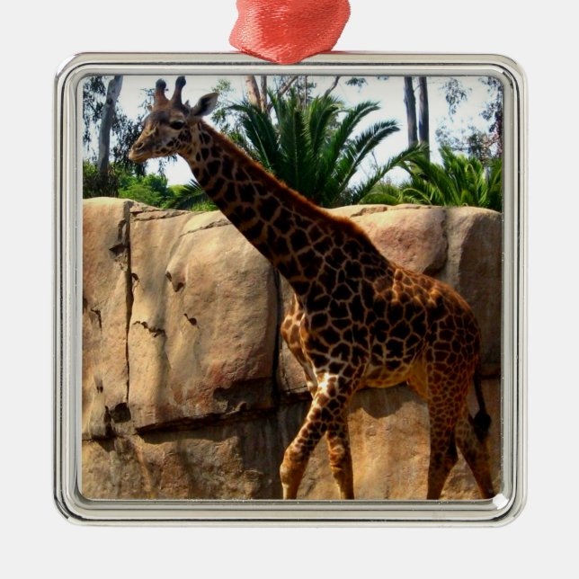 Giraffe Julgransprydnad Metall (Framsidan)