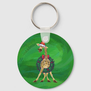 Giraffe-julklangkedjan Nyckelring