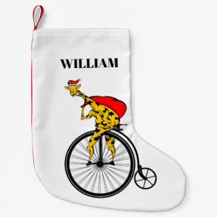 Giraffe Jultomten jul Liten Julstrumpa