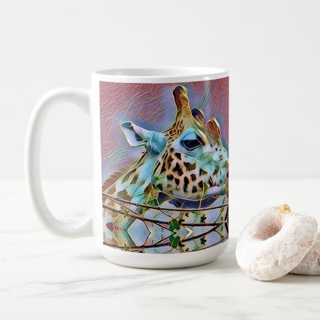 GIRAFFE KAFFEMUGG (Med munk)