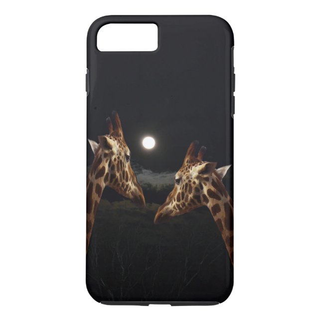 Giraffe Kärlek i månljuset, Case-Mate iPhone Skal (Baksida)