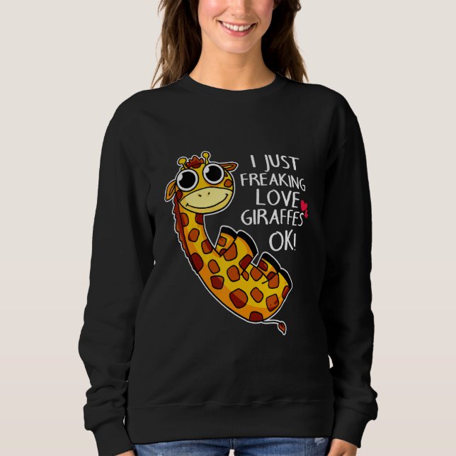 Giraffe Kärlek T Shirt (Framsida)
