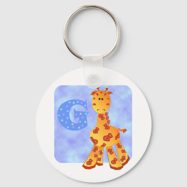 Giraffe Keychains Nyckelring (Framsida)