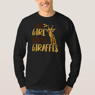 Giraffe Kids Kärlek Giraffes T Shirt