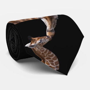 Giraffe Kisses Tie Dubbla Sided Slips