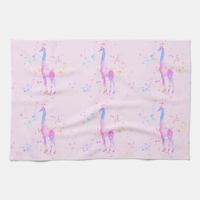 Giraffe Kökshandduk (Horisontell)
