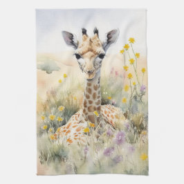 Giraffe Kökshandduk