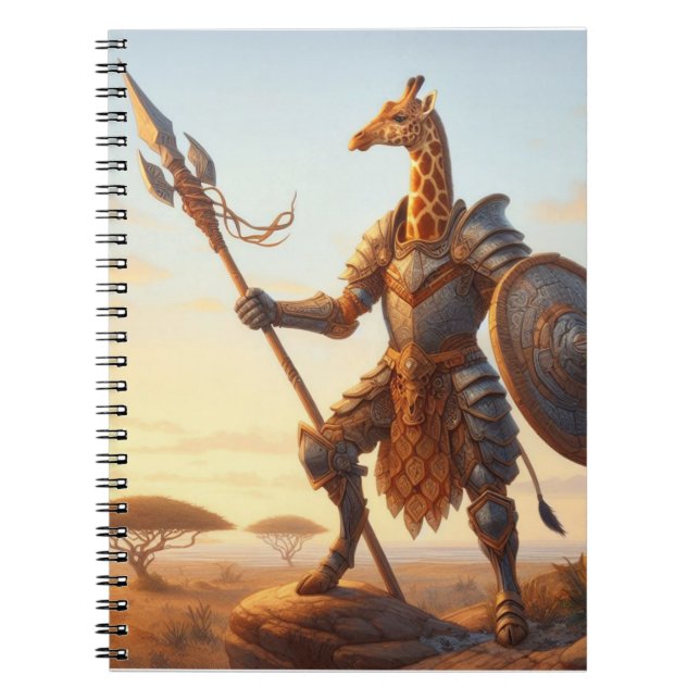 Giraffe-krigare Anteckningsbok (Framsidan)