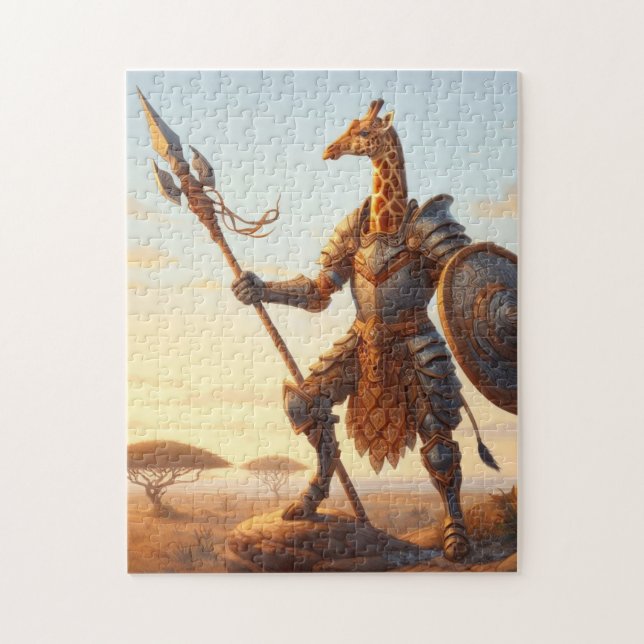 Giraffe-krigare Pussel (Vertikal)