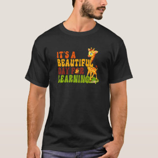 Giraffe Lärare Elev Det Är En Vacker Dag För Att L T Shirt