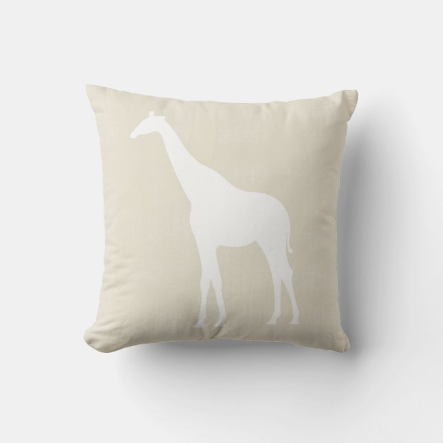 Giraffe, Linen Kudde (Framsida)