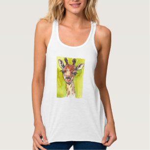 Giraffe Linne Med Racerback