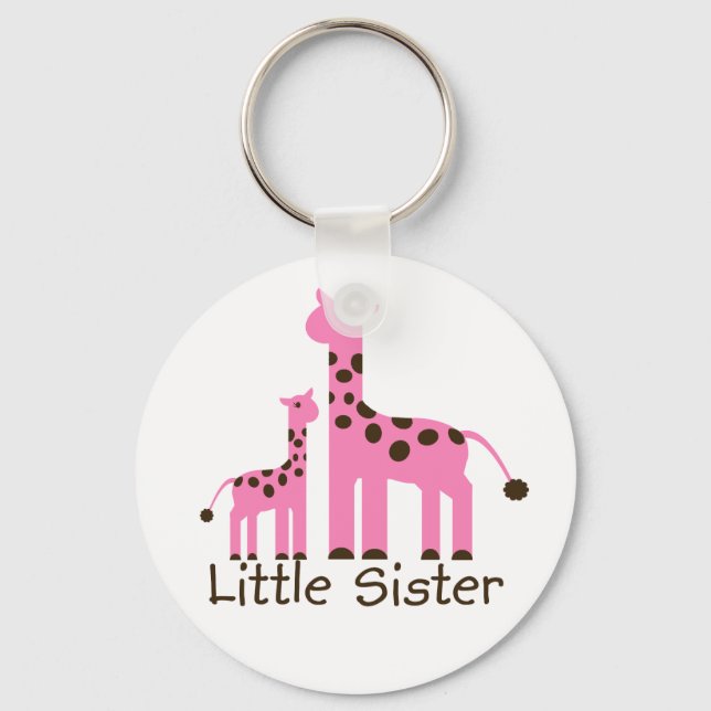 Giraffe Little Sister Nyckelring (Framsida)