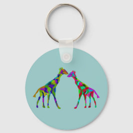 Giraffe Luv Keychains Nyckelring